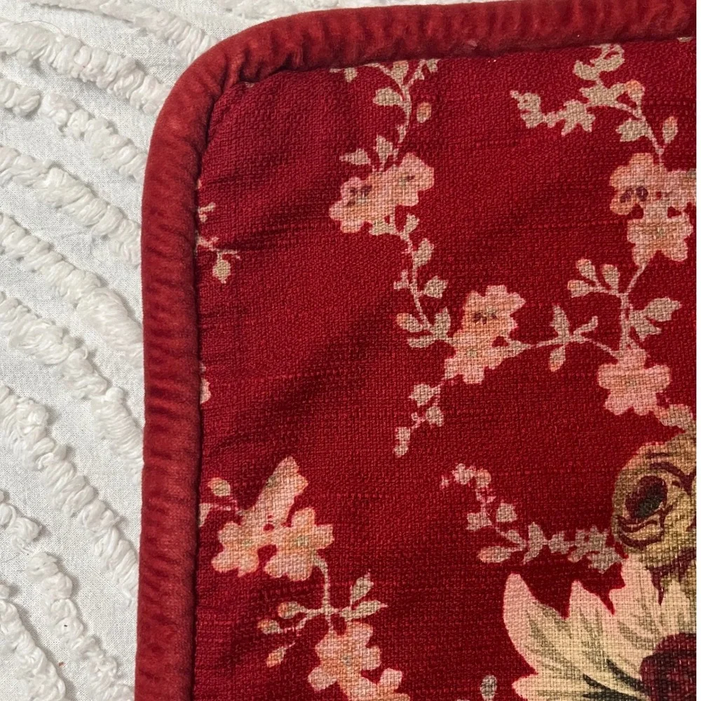 Waverly English Cottage Shabby Chic Cotton tapestry/Velvet Pillow Cover‎